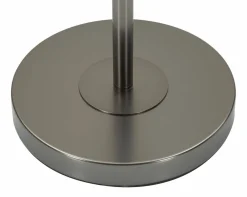 Lampada da terra Andevenno, 43x43 h163 cm, Bianco e Grigio