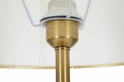 Lampada da terra Grisaille, 41x41 h160 cm, Bianco e Oro