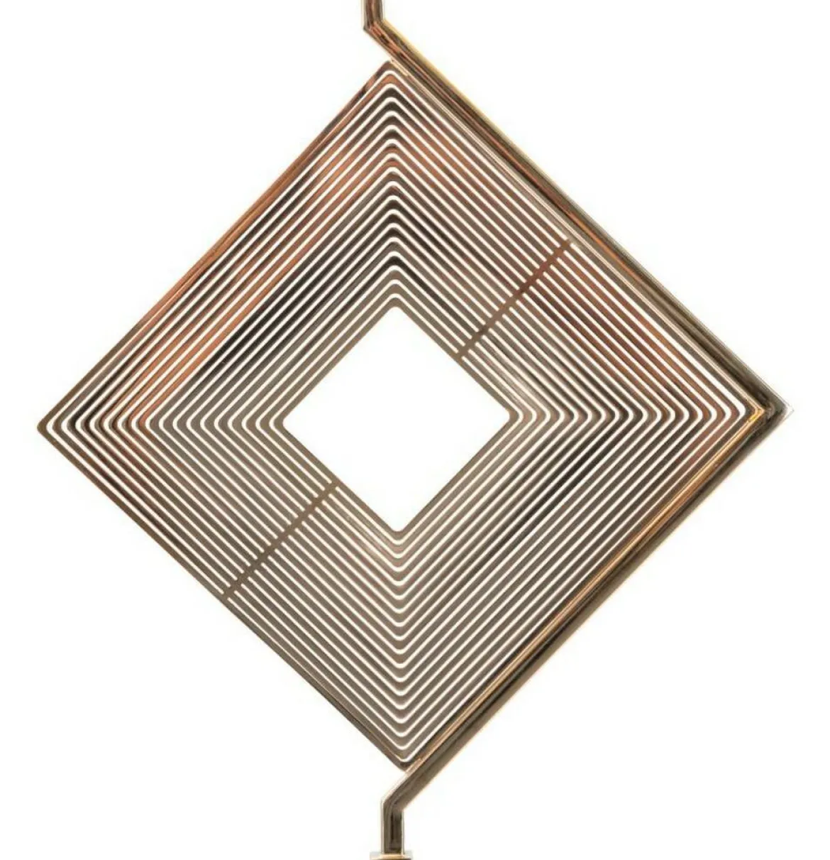 Lampada da terra Inchiostro, 40x40 h161 cm, Bianco e Oro
