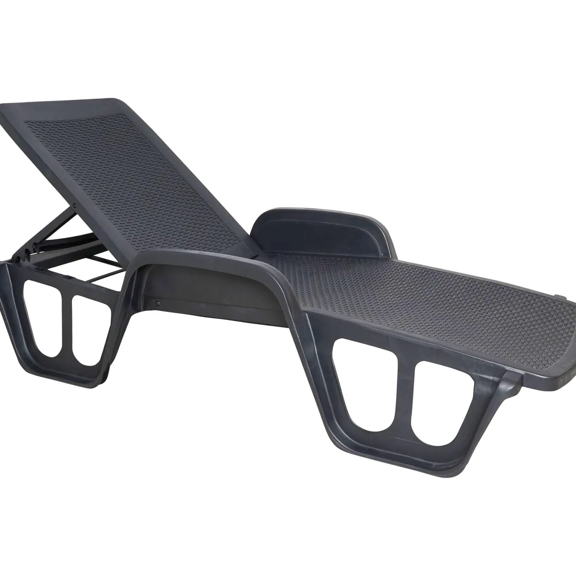 Lettino prendisole Alagaesia, 192x71h100 cm, Antracite