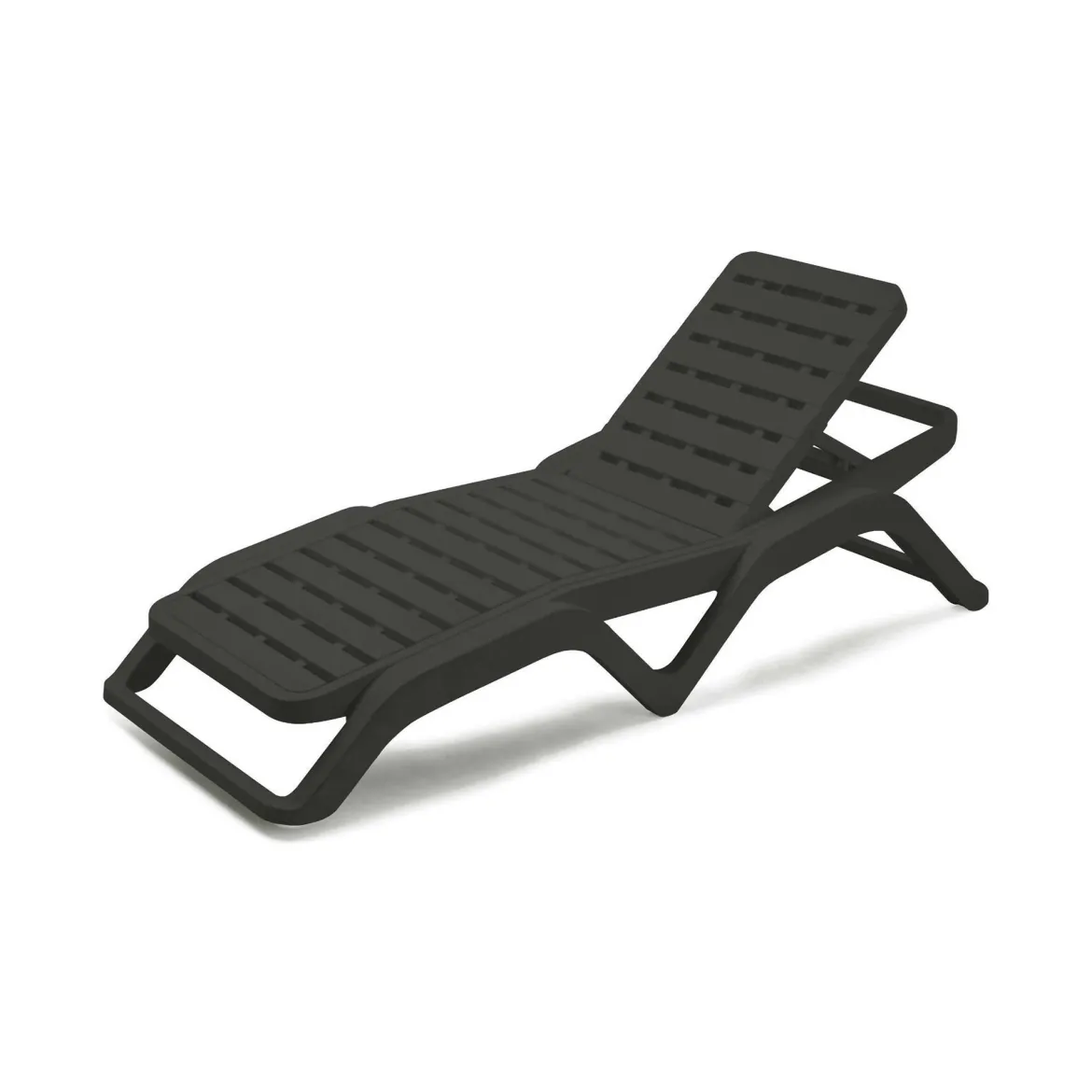 Lettino prendisole Anis, 192x72h100 cm, Bianco
