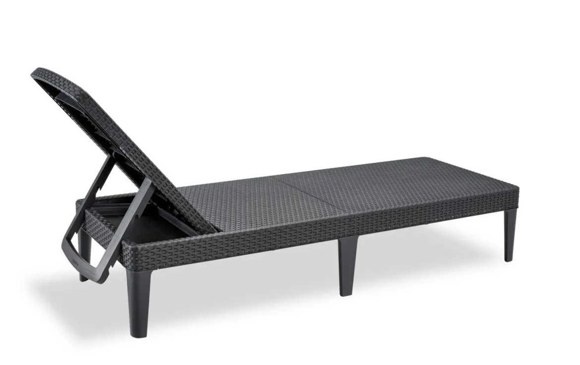 Lettino prendisole Glace, 188x58 h29 cm, Antracite