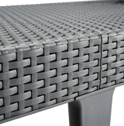 Lettino prendisole Glace, 188x58 h29 cm, Antracite