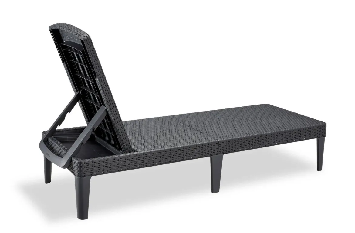 Lettino prendisole Glace, 188x58 h29 cm, Antracite