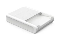 Lettino prendisole schienale regolabile 187x58cm bianco - Shawinigan