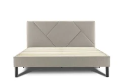 Letto alla francese design tortora 149x204cm - Ikelos