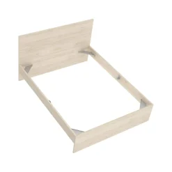Letto alla francese elegante rovere 195x146cm - Howard