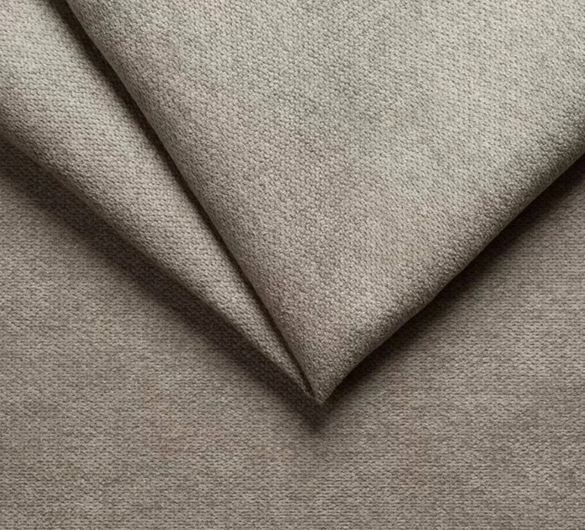 Letto Alla Francese Grigio Tortora Sfoderabile Contenitore, Dimensione Materasso 120x190 cm Made in Italy - Bronte
