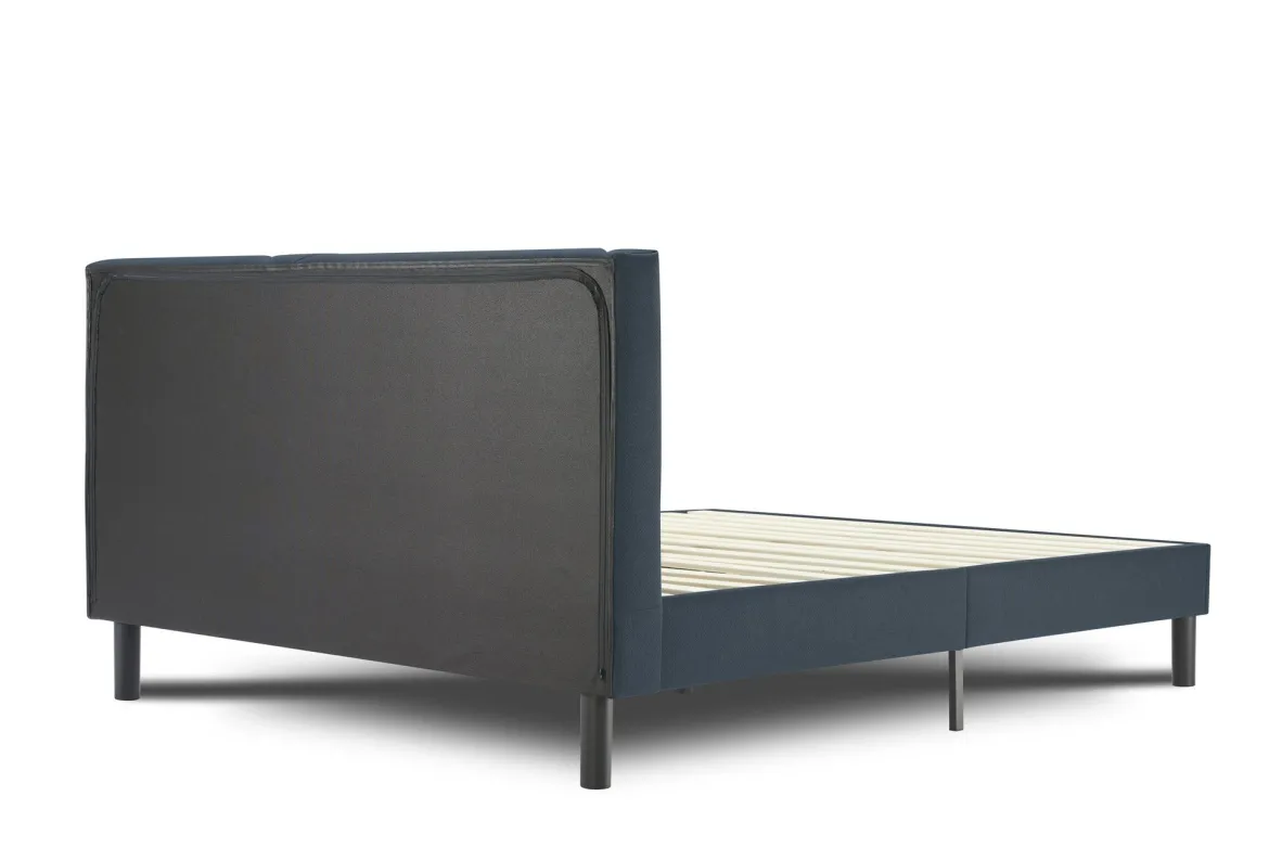 Letto alla francese Ikelos, 140x190 cm, Blu