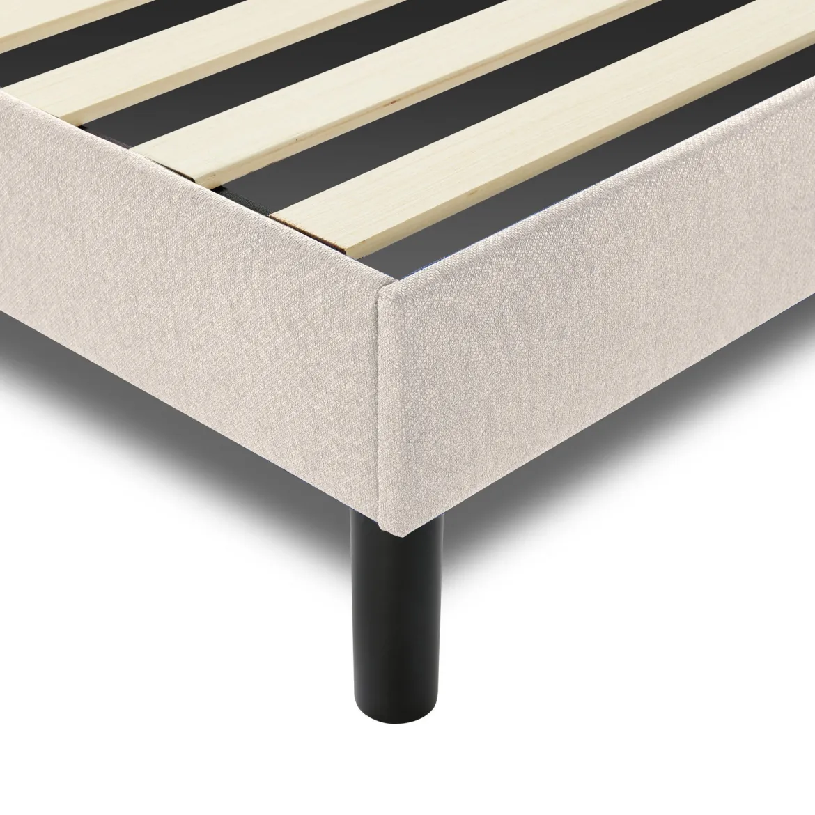Letto alla francese in legno beige 149x204cm - Ikelos