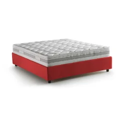 Letto alla francese materasso incluso rosso 155x205cm - Arto