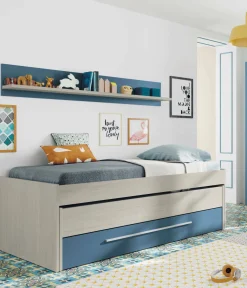 Letto bambini 199x96cm azzurro - Art