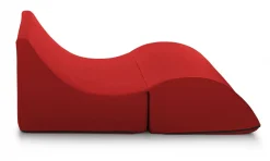 Letto due piazze pieghevole 50x100cm rosso - Amorina