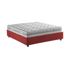 Letto francese chic rosso 155x215cm - Alaksir