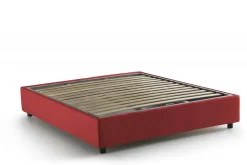 Letto francese chic rosso 155x215cm - Alaksir