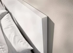 Letto francese comodo bianco 195x146cm - Howard