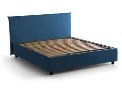 Letto francese contenitore blu 155x205cm - Angelic