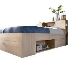 Letto francese elegante rovere 218x149cm - Conching