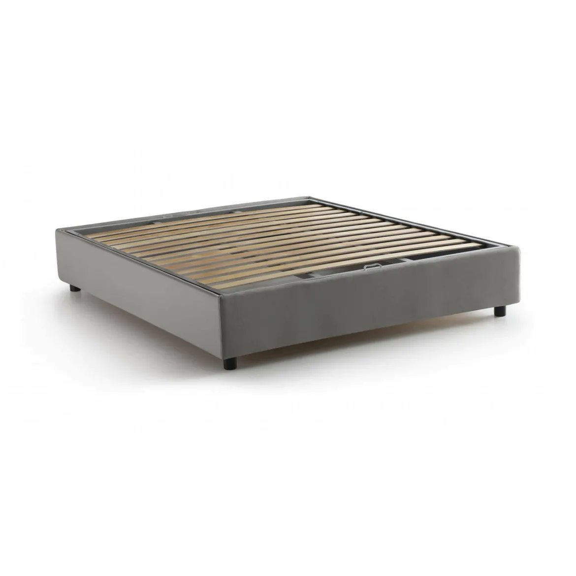 Letto francese per ospiti grigio 155x205cm - Attilino