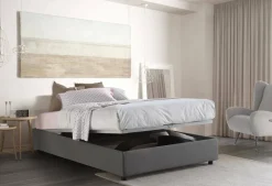 Letto francese per ospiti grigio 155x205cm - Attilino
