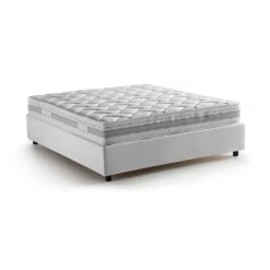 Letto francese sfoderabile bianco 155x215cm - Alaksir
