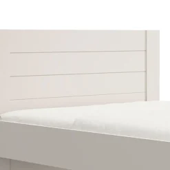 Letto Matrimoniale Bianco Crema Dimensione Materasso 160x200 cm Peso Supportato 200 kg, Matrimoniale - Siwwa
