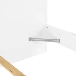 Letto matrimoniale bianco lucido 166x206cm vano a giorno - Nilofar