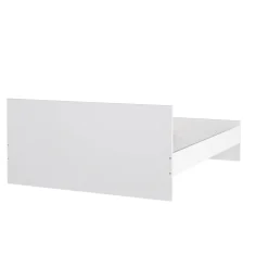 Letto matrimoniale bianco lucido 166x206cm vano a giorno - Nilofar