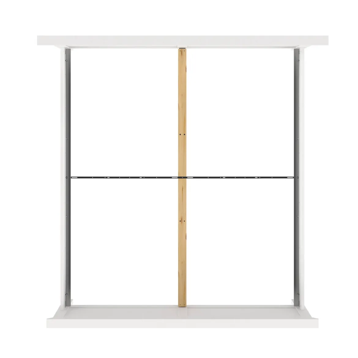Letto matrimoniale bianco 178x210cm - Arika