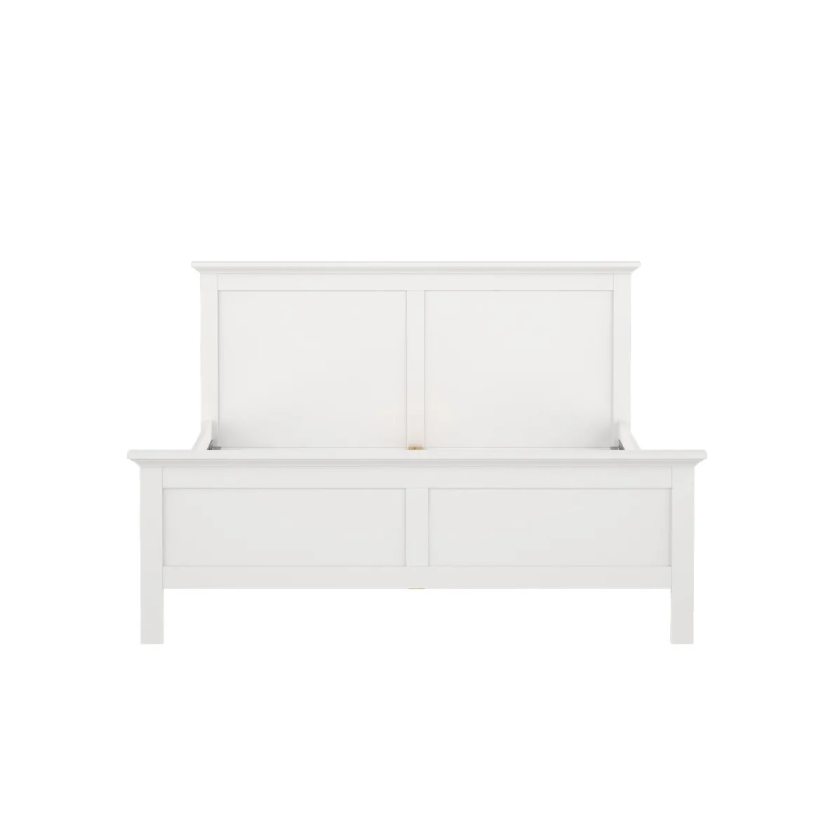 Letto matrimoniale bianco 178x210cm - Arika