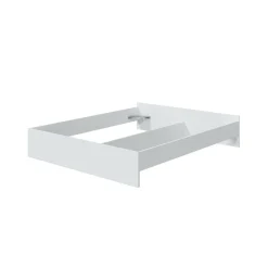 Letto matrimoniale bianco 196x166cm - Adia