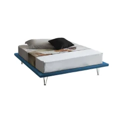 Letto matrimoniale blu 180x215cm sfoderabile - Pietersite