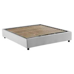 Letto matrimoniale contenitore bianco 175x205cm con materasso - Apel