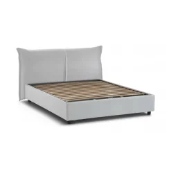 Letto matrimoniale contenitore bianco 175x215cm - Abbas