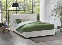 Letto matrimoniale contenitore bianco 175x215cm classico - Verdite