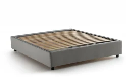 Letto matrimoniale contenitore grigio 175x205cm - Annibale