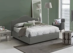 Letto matrimoniale contenitore grigio 175x215cm - Verdite