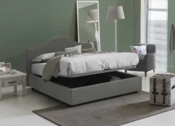 Letto matrimoniale contenitore grigio 175x215cm - Verdite