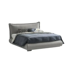 Letto matrimoniale contenitore grigio 190x215cm - Arpino