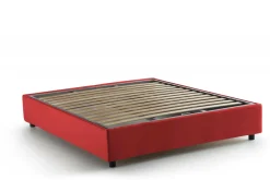 Letto matrimoniale contenitore rosso 175x215cm - Alaska
