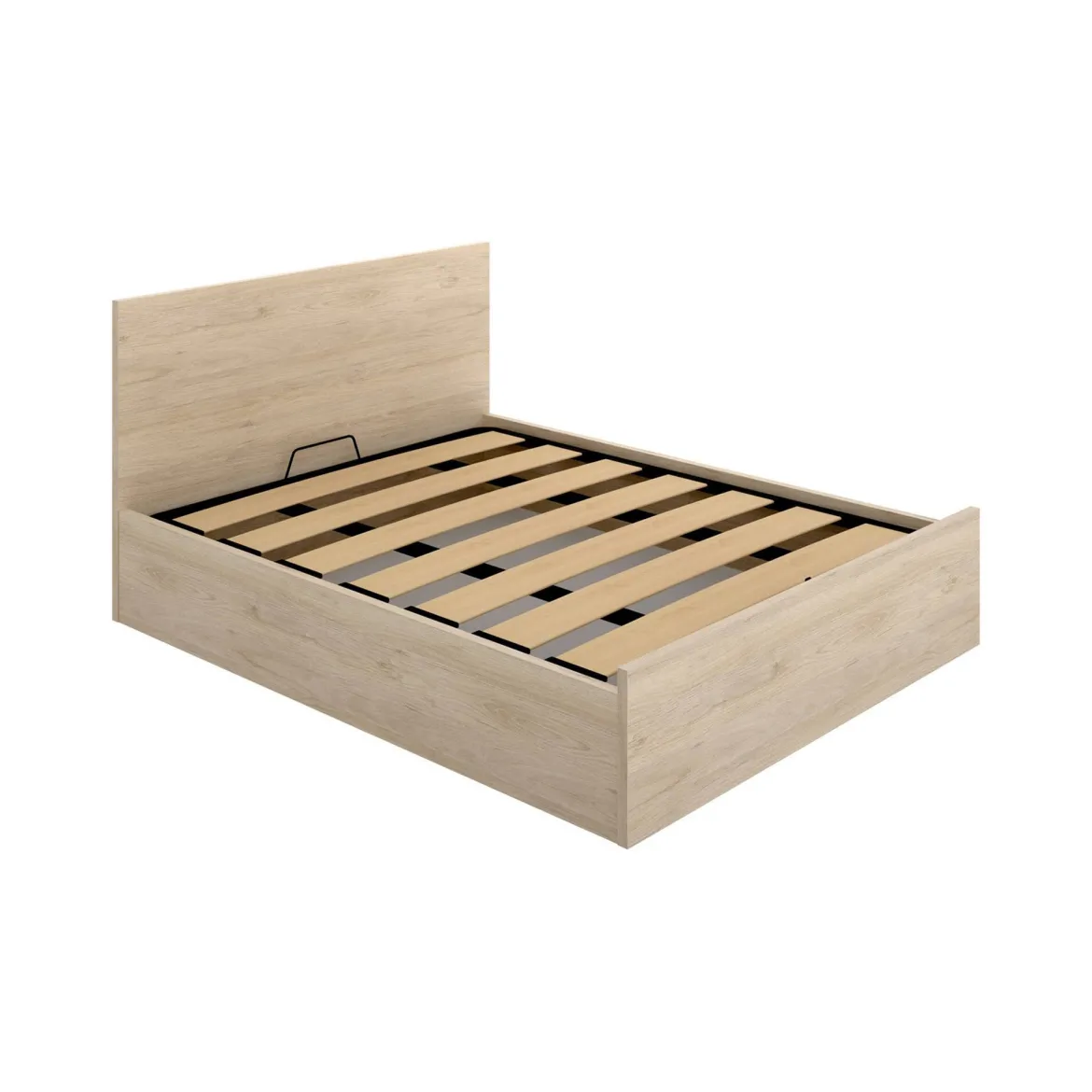 Letto matrimoniale contenitore rovere 158x197cm - Barolo