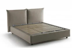 Letto matrimoniale contenitore tortora 190x215cm - Arpino