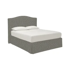 Letto Matrimoniale Grigio Cenere Sfoderabile Contenitore, Dimensione Materasso 160x200 cm - Argentina