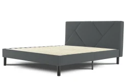 Letto matrimoniale grigio 169x204cm imbottito - Morpheus