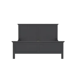 Letto matrimoniale grigio 199x210cm - Fusi