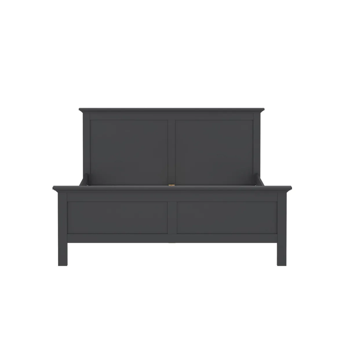 Letto matrimoniale grigio 199x210cm - Fusi