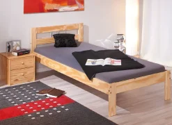 Letto Matrimoniale Marrone Rovere Nero Antracite Contenitore Dimensione Materasso 160x200 cm, 2 - Murlo