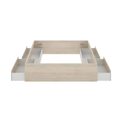 Letto matrimoniale moderno rovere 205x169cm - Ferdie