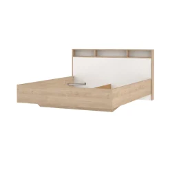 Letto matrimoniale rovere e bianco 169x216cm - Rose