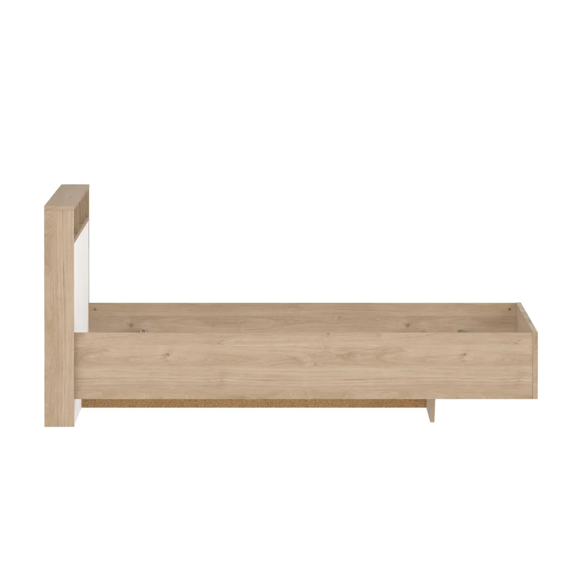 Letto matrimoniale rovere e bianco 169x216cm - Rose
